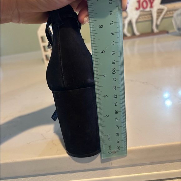 Vince Camuto Black Peep-Toe Heels - Picture 8 of 8